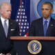 President Barack Obama, flanked by Vice President Joseph Biden, makes a statement regarding the shooting in Charleston, S.C., June 18, 2015, at the James Brady Press Briefing Room of the White House in Washington, D.C.
Alex Wong/Getty Images